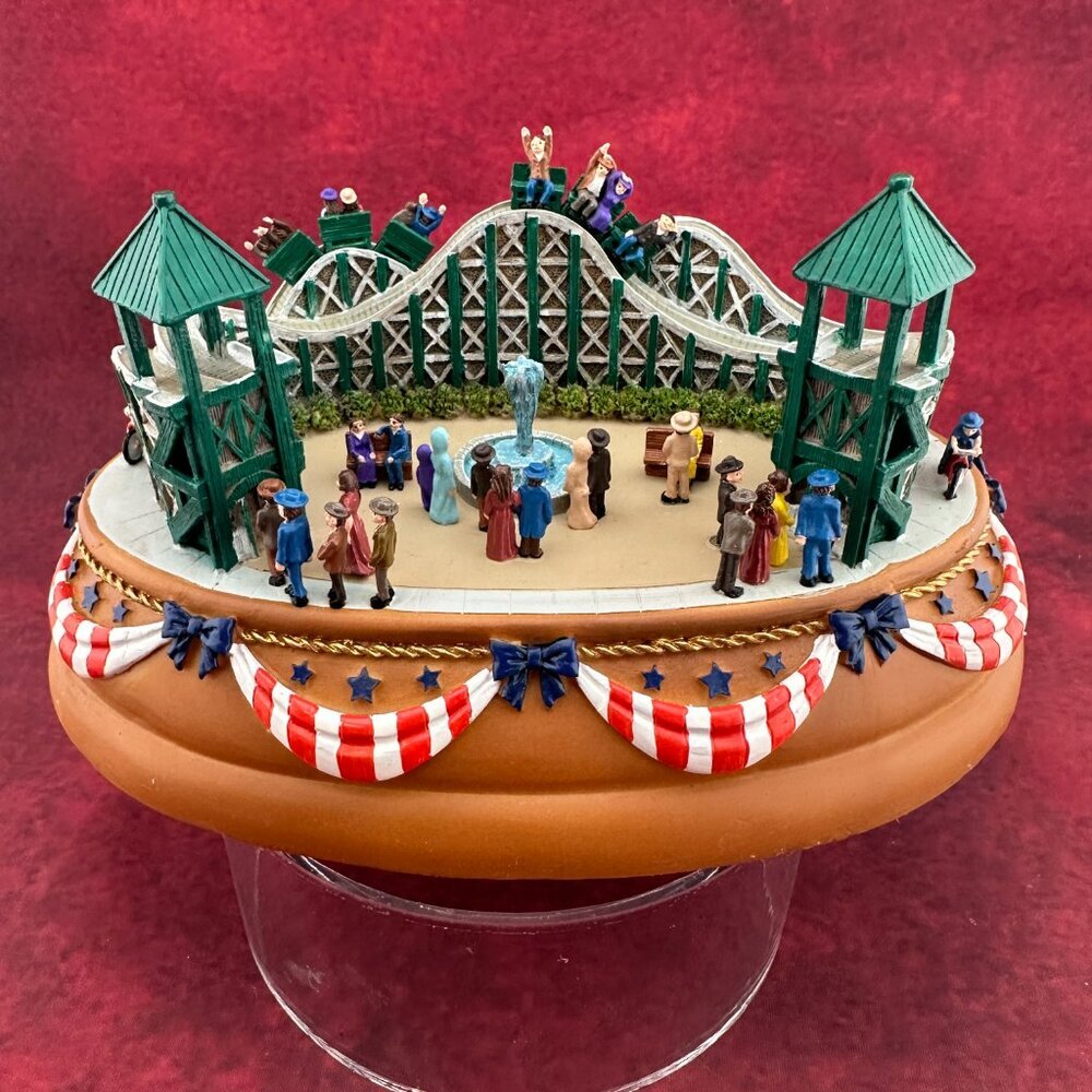 VINTAGE LIBERTY FALLS "ROLLER COASTER" MUSIC BOX # AH999